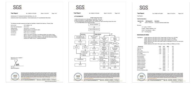 彩色雙面SGS檢測(cè)報(bào)告